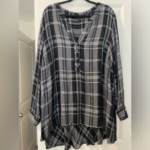 High-Low Holiday Blouse